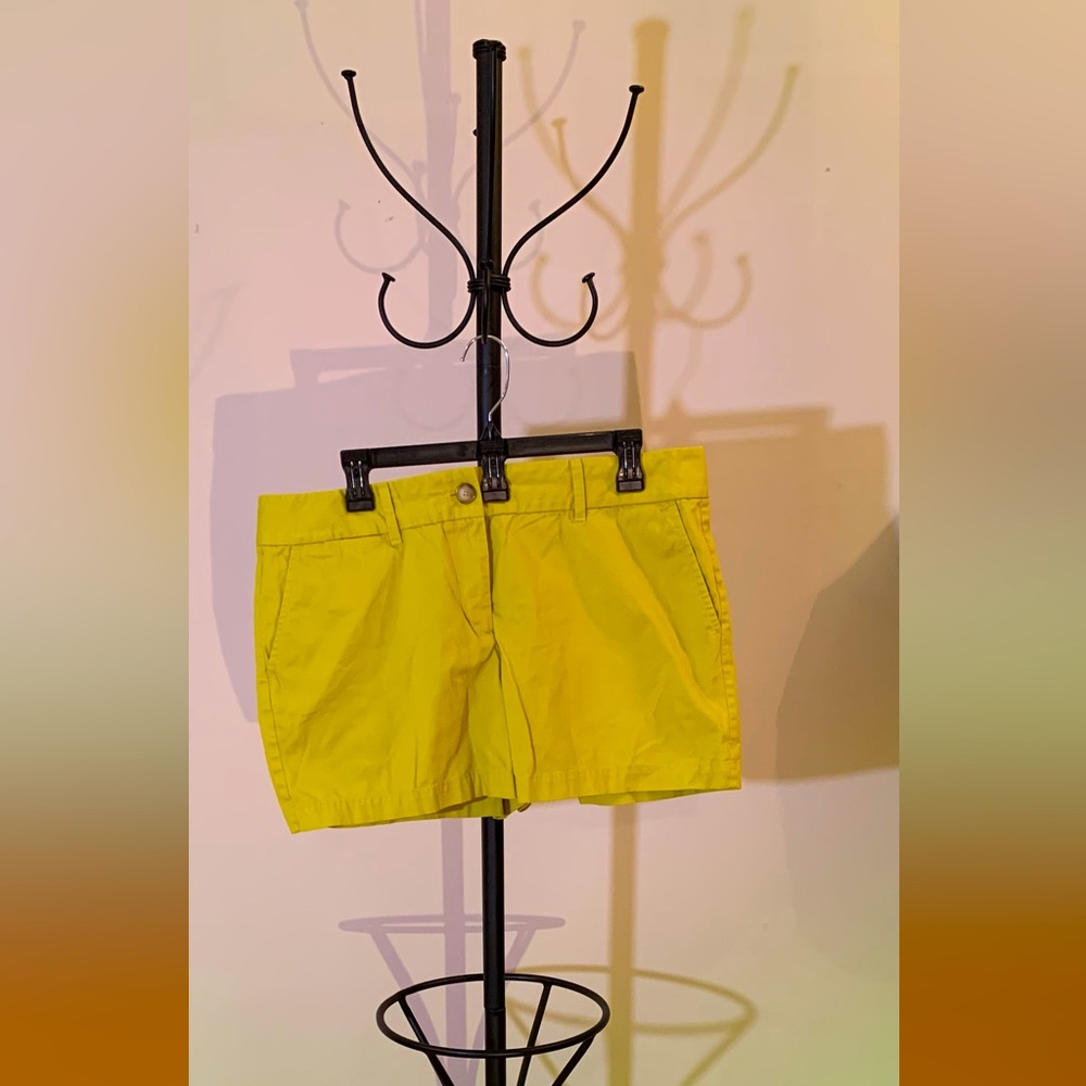 🟡 Loft Size 12 Yellow Canvas Shorts 🟡